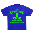 Superior Exotics II Podcast Tee (Blue/Neon Green)